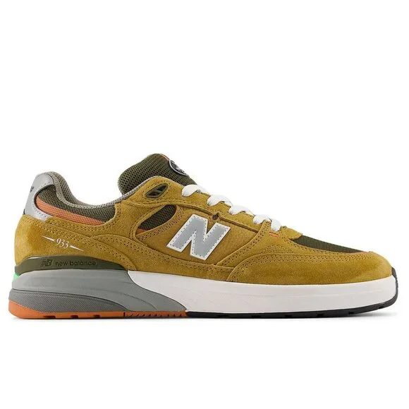 New Balance Numeric 933 Andrew Reynolds Mens Sz 10 Camel Wheat Brown New